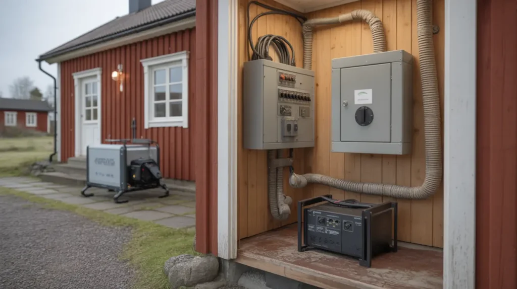 str mavbrott i villan v lj r tt reservkraft ups elverk och s ker omkopplare